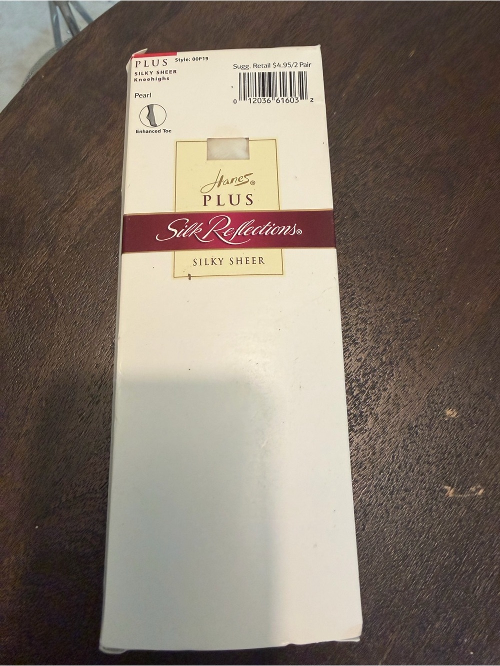 Hanes Plus Silk Reflections Packaging